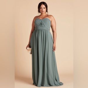 Birdy Grey Grace Convertible Dress Curve With Slit - Sea Glass
